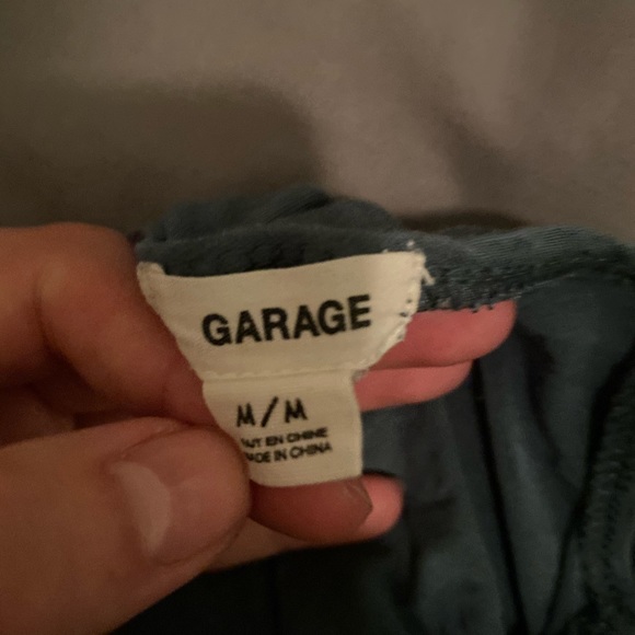 Teal Blue Off The Shoulder Top From Garage - Picture 2 of 2